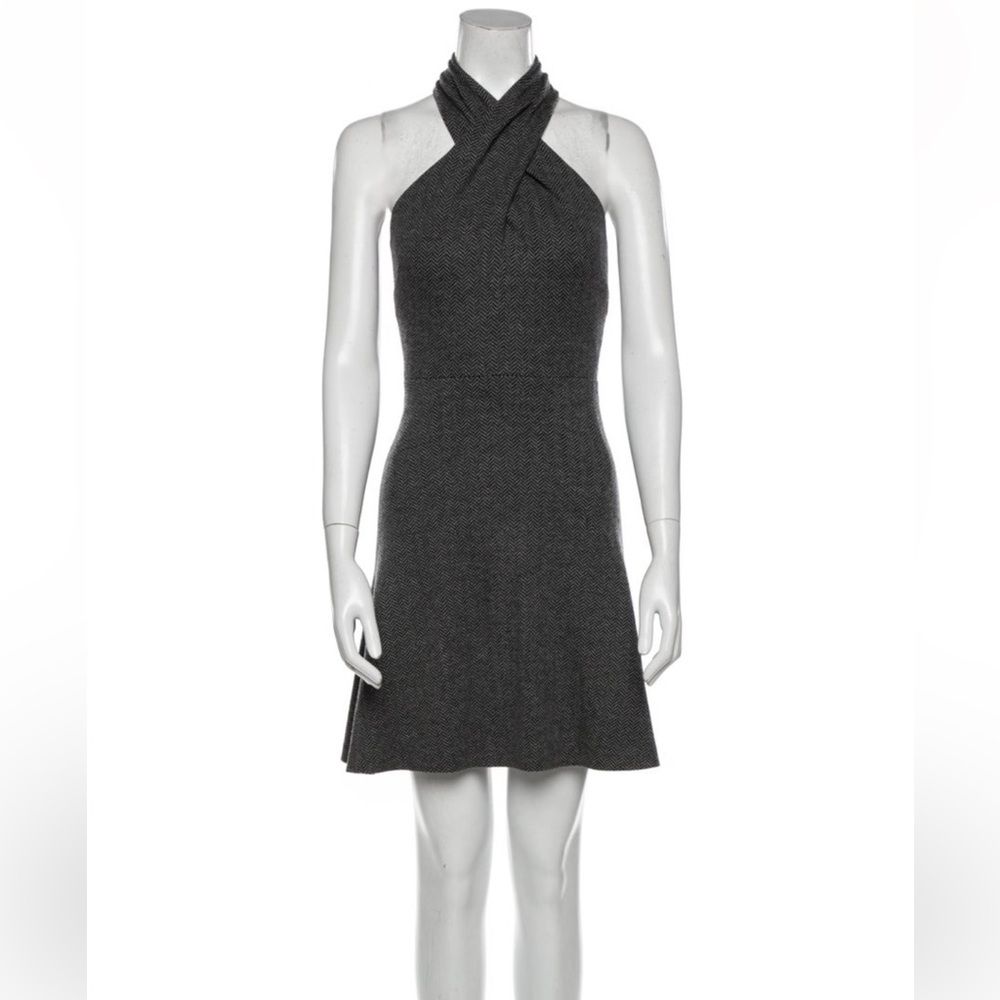Gucci Wool Halter Mini Dress